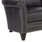Bradington-Young Richardson Leather Arm Chair in Charcoal, , large