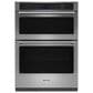 Maytag 4-Piece Kitchen Package with 36" French Door Refrigerator and Wall Oven Microwave in Stainless Steel, , large