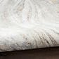 Nourison Glitz GLZ22 Grey and Gold 3"11" x 5"11" Area Rug, , large