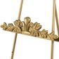 Maple and Jade 63" Arched Foldable 2-Tier Leaf Display Easel in Satin Gold, , large