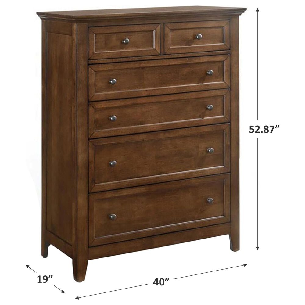 Hawthorne Furniture San Mateo 6-Drawer Chest in Tuscan, , large