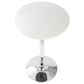 Lumisource Adjustable Bar Table in White and Chrome, , large