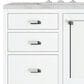 James Martin Vanities Addison 36" Single Bathroom Vanity in Glossy White with 3 cm Victorian Silver Quartz Top and Rectangular Sink, , large