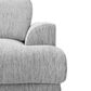 37B Charles Loveseat in Fancy Gray, , large