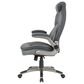 Valor Living Executive Chair with Charcoal Grey Upholstery in Titanium, , large