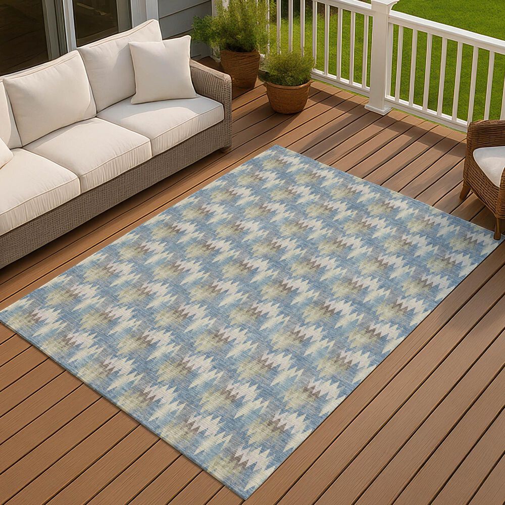 Dalyn Rug Company Soft Essentials Blue 9' x 12' Area Rug, , large