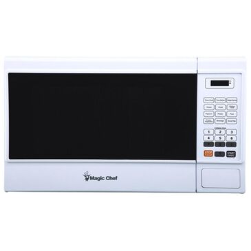 Magic Chef 1.3 Cu. Ft. 1000W Countertop Microwave Oven in White, , large