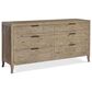Bernhardt Tribeca Dresser and Mirror in Light Brown Finish, , large