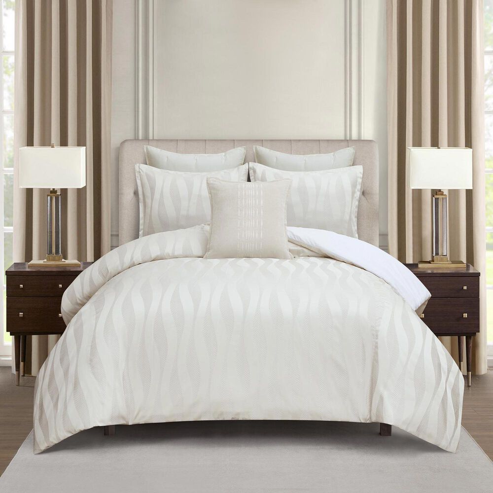 BCP Home Balman 3-Piece King Comforter Set in Cream, , large