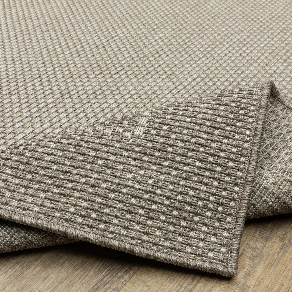 Oriental Weavers Caicos CA03N 6&#39;7&quot; x 9&#39;2&quot; Grey Area Rug, , large