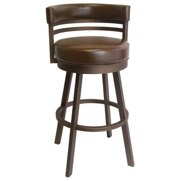Delaware Dining Ambridge 30" Swivel Barstool in Sun Bronze/Dark Brown, , large