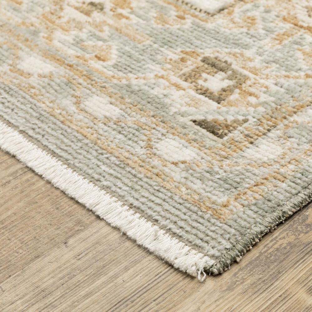 Oriental Weavers Lola LLA04 Brown and Blue 2'7" x 7'7" Runner, , large