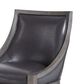 Uttermost Elowen 26" Counter Stool in Black with Dark wood, , large