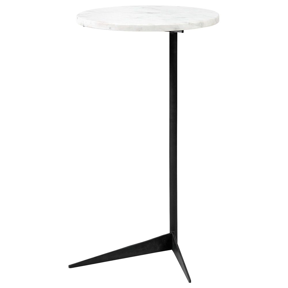 Mercana Furniture & Decor Ballatine II Accent Table in Black and White, , large