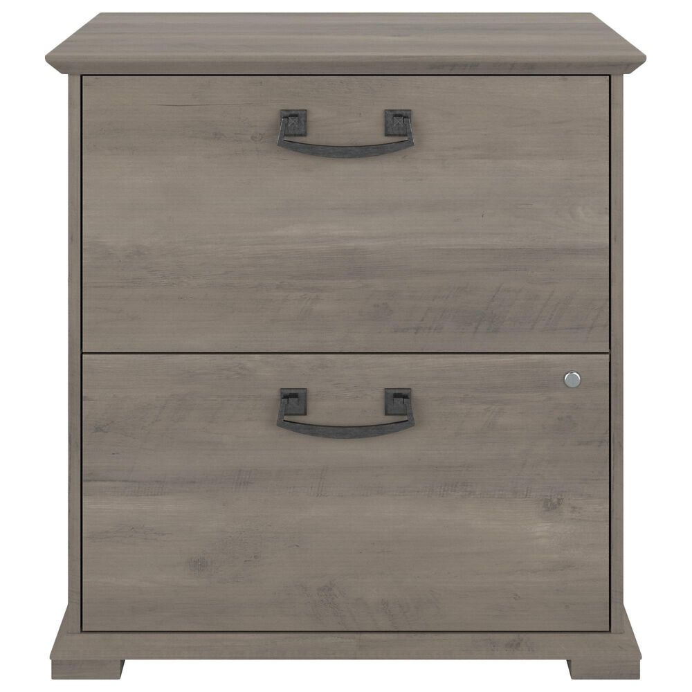 Bush Furniture Refinery Lateral File Cabinet, Black