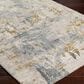 Surya Dresden Taupe, Off-White, Deep Teal, Dusty Sage, Ink Blue, Mustard and Light Gray 12" x 15" Area Rug, , large