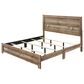 Crown Mark Elmer King Panel Bed in Rustic Brown, , large