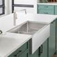 Blanco Quatrus 33" R15 Apron 1-3/4 with Low Divide Sink in Refined Brushed, , large