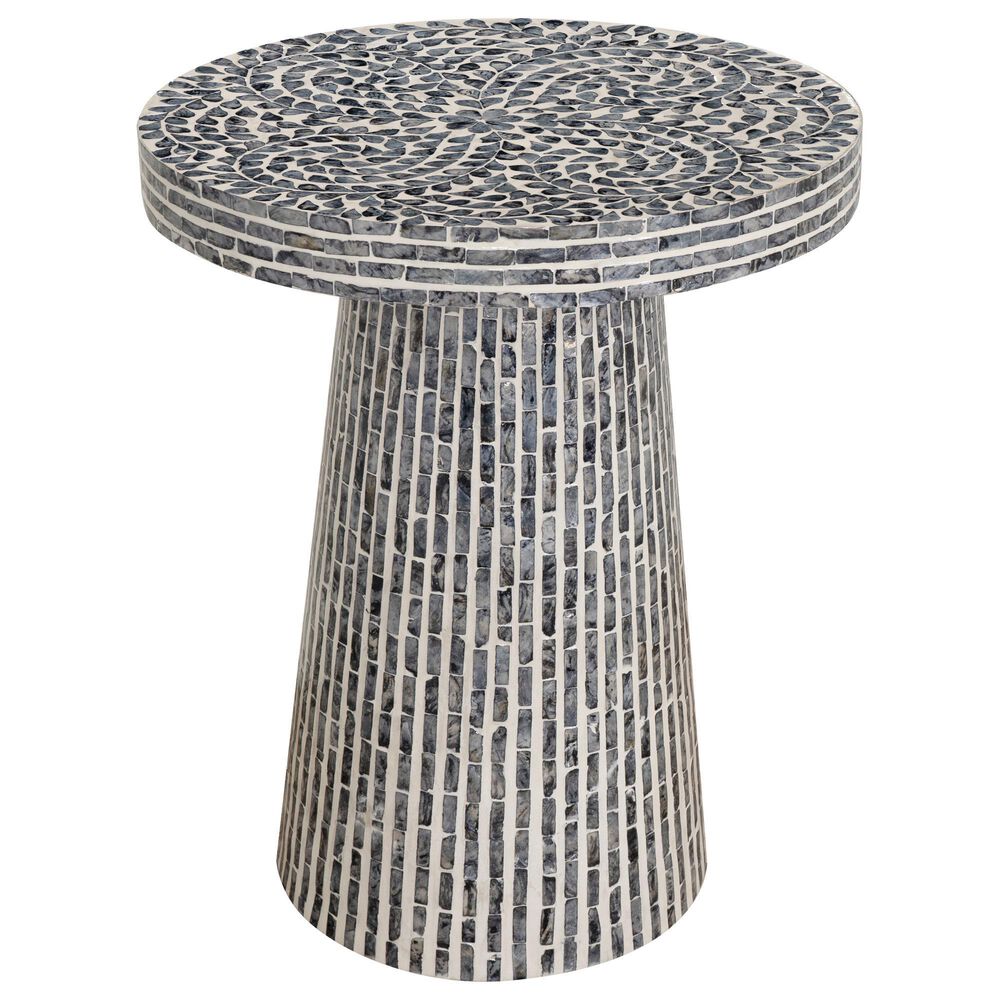 Linon Home Decor Percola Side Table in Black, , large