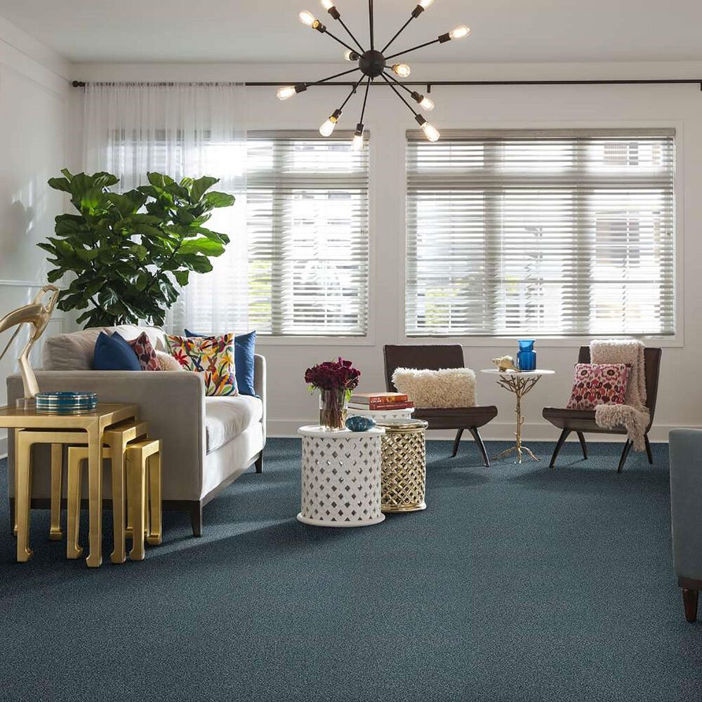 Shaw Find Your Comfort TT Blue Carpet in Tropical Hideaway, , large