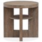 Nicolette Home Conway Round End Table in Spiced Brown, , large