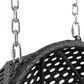 Leisuremod Patio 2-Seat Hanging Egg Swing Chair with Light Green Cushion in Charcoal, , large