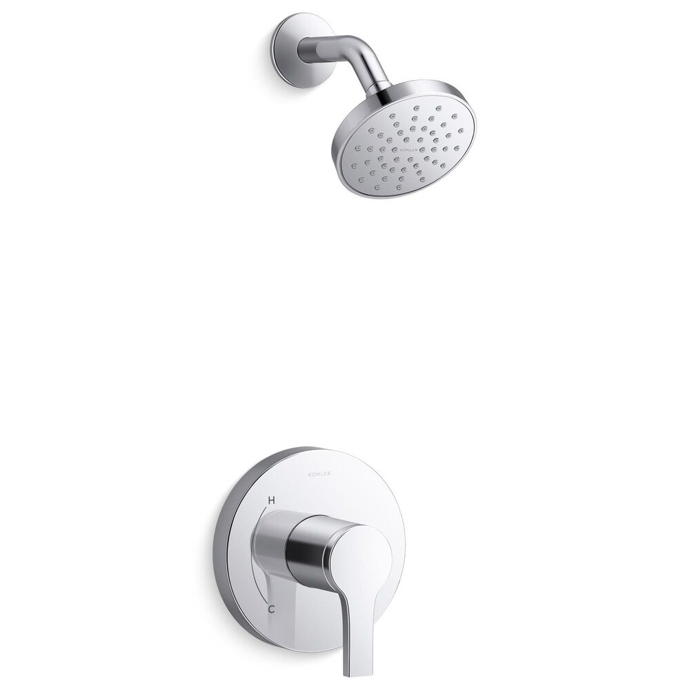 Kohler Elate Rite-Temp Shower Trim Kit in Polished Chrome, , large
