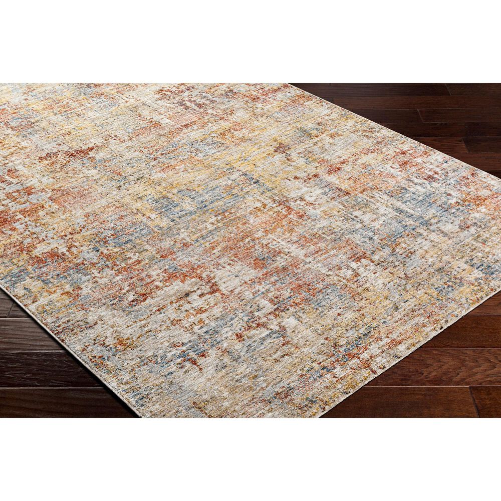 Surya Mona Lisa 5&#39; x 7&#39;5&quot; Tan, Mustard, Dark Blue, Brick Red, Sage, Olive and Burgundy Area Rug, , large