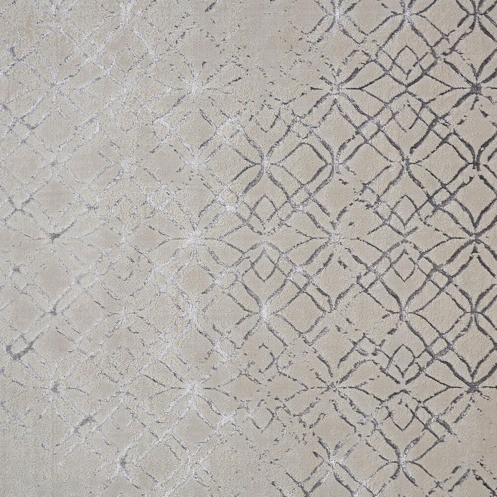 Feizy Micah Beige and Silver 3&#39;11&quot; x 6&#39; Area Rug, , large
