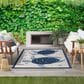 Nourison Aloha 3"6" x 5"6" Navy Blue Indoor/Outdoor Area Rug, , large