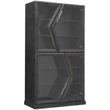 Chapel Hill Heritage 4-Door Curio with Glass Doors and Shelves, , large