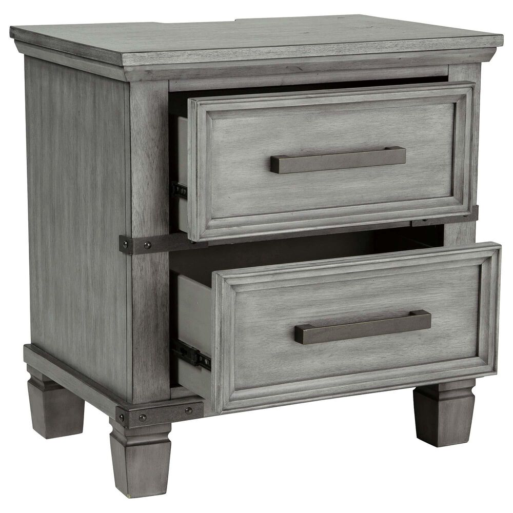 Ashley Russelyn 4 Piece Queen Bedroom Set in Gray, , large