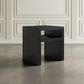 Jofran Dev 1-Shelf End Table in Black, , large
