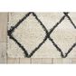 Nourison Brisbane BRI03 8"2" x 10" Ivory and Charcoal Area Rug, , large