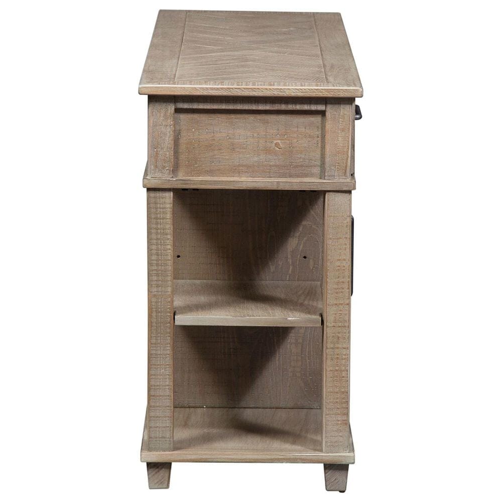 Belle Furnishings Parkland Falls Sofa Table in Weathered Taupe, , large