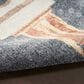 Nourison Astra Machine Washable 3"3" x 5" Sky Blue Kids Rug, , large