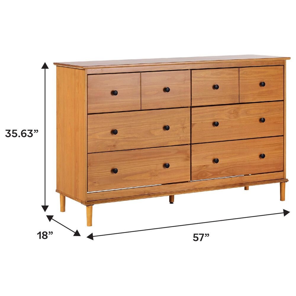 Walker Edison Spencer 6-Drawer Dresser in White, , large