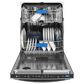 GE Profile 24" Built-In Bar Handle Dishwasher with UltraFresh in Fingerprint Resistant Stainless Steel, , large
