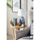 A&B Home Flower Bird Table Lamp in Blue and White, , large
