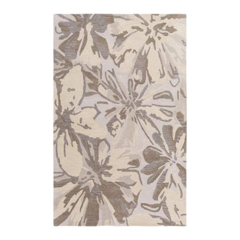 Surya Athena ATH-5148 4' Square Gray, Khaki and Brown Area Rug, , large