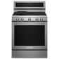 KitchenAid 2-Piece Kitchen Package with 5.8 Cu. Ft. Freestanding Gas Range and 1.1 Cu. Ft. Over-The-Range Microwave Oven in Stainless Steel, , large