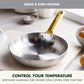 Green Pan Reserve 8" Open Frypan in Stainless Steel, , large