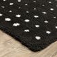 Oriental Weavers Galileo GAL04 Black and Ivory 5"3" x 7"6" Area Rug, , large