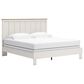 Ashley Linnocreek 5-Piece King Bedroom Set in White and Warm Brown, , large