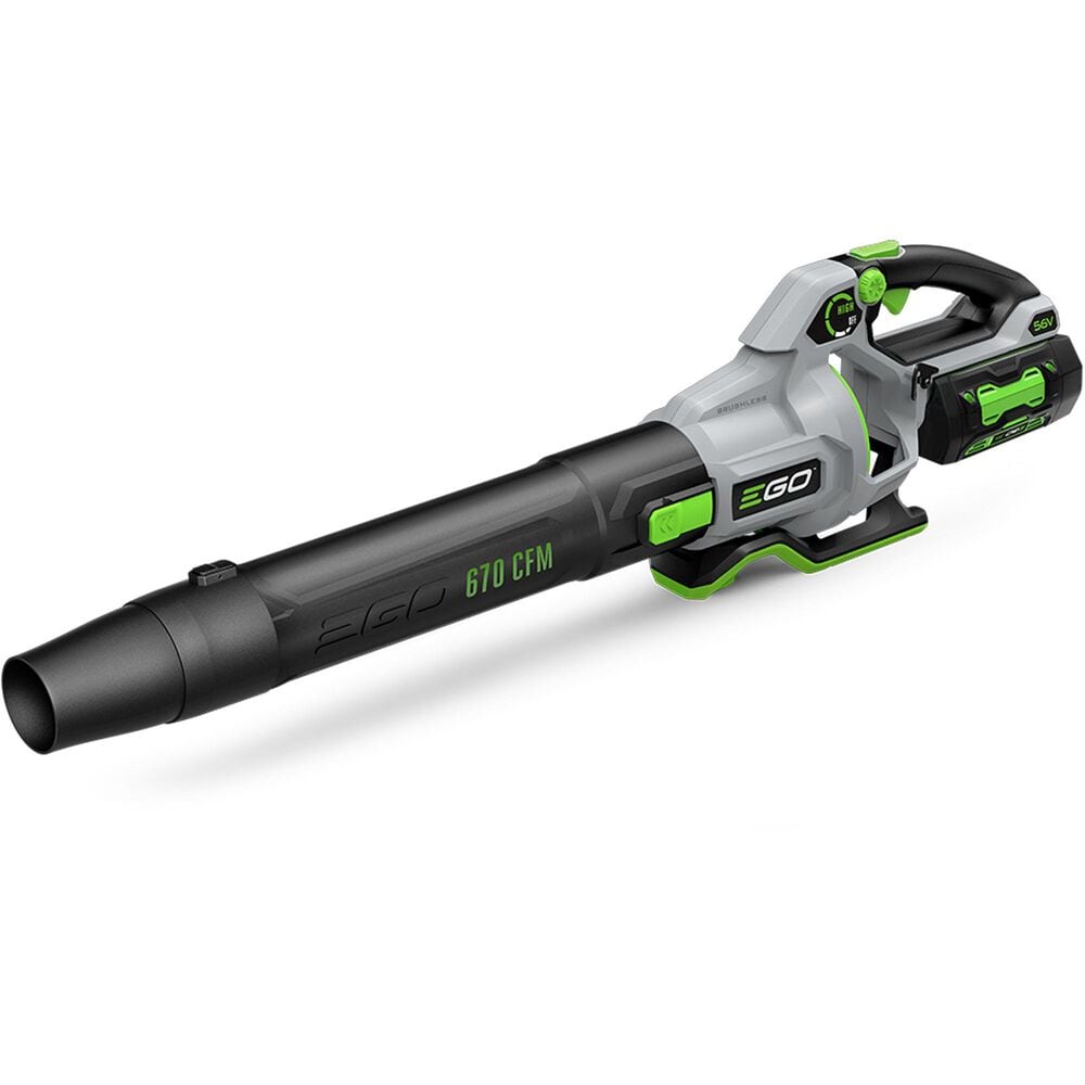 EGO POWER+ 56-volt 670-CFM 180-MPH Battery Handheld Leaf Blower 4 Ah (Battery and Charger Included), , large