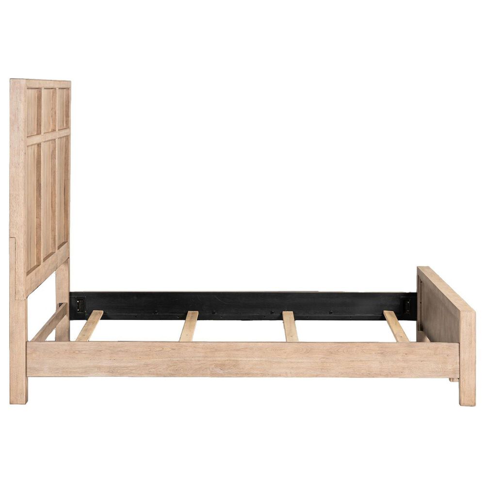 Belle Furnishings Proximity Place Queen Panel Bed with Two Nightstands in Barley Buff, , large