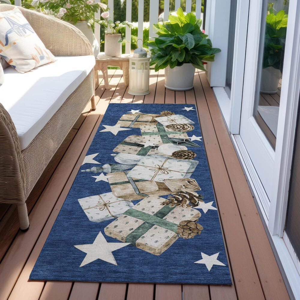 Dalyn Rug Company Wonderland WN33 Navy 2&#39;3&quot; x 7&#39;6&quot; Runner, , large