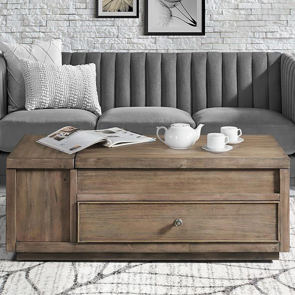 Shannon Hills Denali Lift-Top Coffee Table in Toasted Acacia, , large
