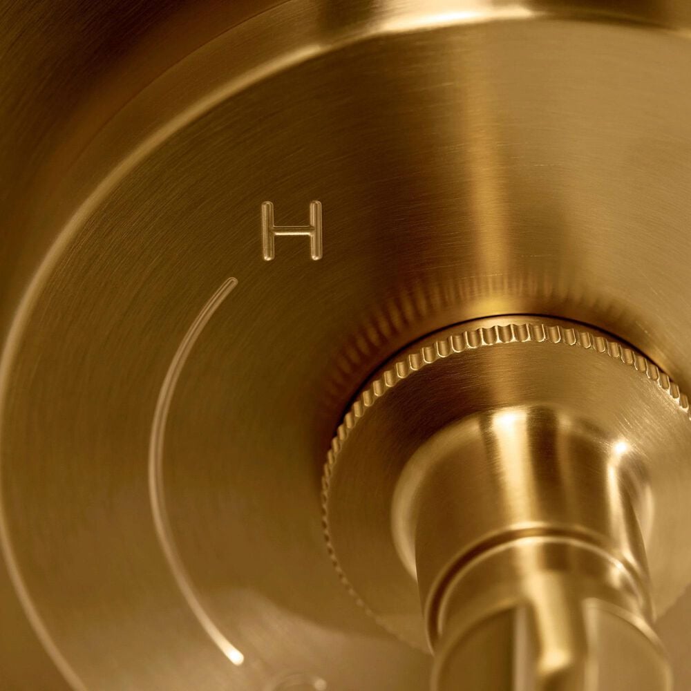 Kohler Castia Widespread Bathroom Sink Faucet in Vibrant Brushed Moderne Brass, , large