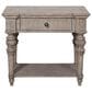 Chapel Hill Kingsbury 1 Drawer Nightstand in Gray and Brown with USB Port, , large